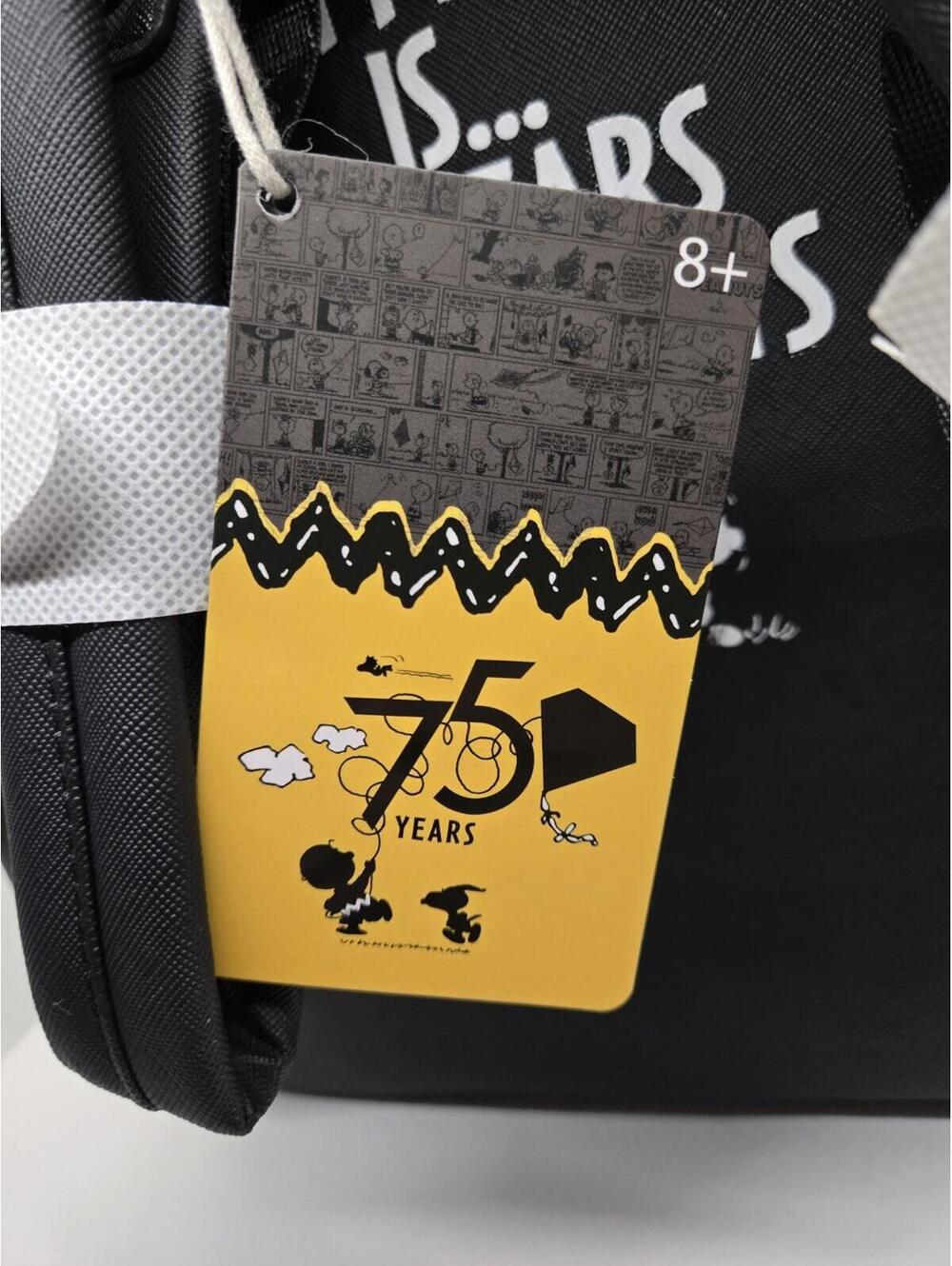 Loungefly Peanuts 75th Anniversary Mini Backpack Gold Snoopy NWT - Picture 7 of 14
